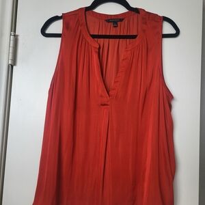 Banana Republic Sleeveless V-Neck Camisole - Orange-Red